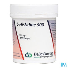Afbeelding in Gallery-weergave laden, l-histidine 500mg V-caps 100 Deba