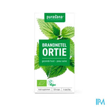 Afbeelding in Gallery-weergave laden, Purasana Vegan Brandnetel Bio Caps 120x210mg