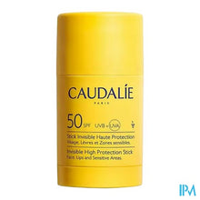Afbeelding in Gallery-weergave laden, Caudalie Sun Onzichtb. Stick Hoge Besch. Spf50 15g