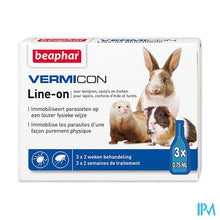 Afbeelding in Gallery-weergave laden, Beaphar Vermicon Line-on Knaagdier 3x0,75ml