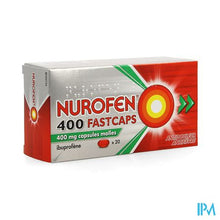 Load image into Gallery viewer, Nurofen 400 Fastcaps Caps 20x400mg
