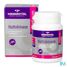 Afbeelding in Gallery-weergave laden, Mannavital Nattokinase Platinium V-caps 90