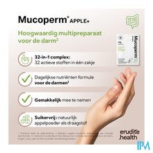Afbeelding in Gallery-weergave laden, Mucoperm Apple+ 60 ZAKJES 240G