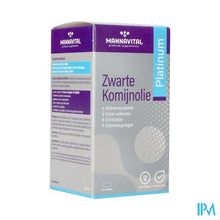 Afbeelding in Gallery-weergave laden, Mannavital Zwarte Komijnolie Platinum Softgels 120