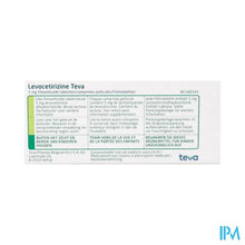 Afbeelding in Gallery-weergave laden, Levocetirizine Teva 5mg Comp 10