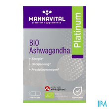 Load image into Gallery viewer, Mannavital Ashwagandha V-caps 60
