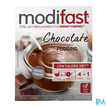 Afbeelding in Gallery-weergave laden, Modifast Intensive Choco Flavoured Pudding 8x55g
