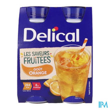 Afbeelding in Gallery-weergave laden, Delical Fruitdrink Sinaasappel 4x200ml