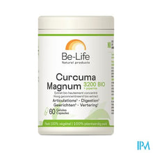 Afbeelding in Gallery-weergave laden, Curcuma Magnum 3200 Be Life Bio Pot Caps 60