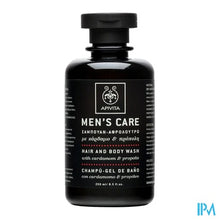 Load image into Gallery viewer, Apivita Men Care Hair&body Wash 250ml