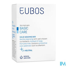 Afbeelding in Gallery-weergave laden, Eubos Compact Wastablet Blauw Z/parf 125g