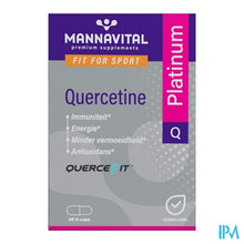 Afbeelding in Gallery-weergave laden, Mannavital Quercetine Platinum V-caps 60