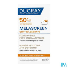 Afbeelding in Gallery-weergave laden, Ducray Melascreen Control 365days Spf50+ 30ml