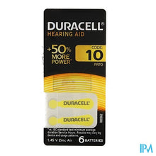 Afbeelding in Gallery-weergave laden, Duracell Easytab Hoorbatterij Da10 6 Geel