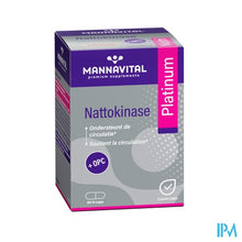 Afbeelding in Gallery-weergave laden, Mannavital Nattokinase Platinium V-caps 90