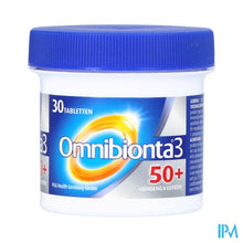 Load image into Gallery viewer, Omnibionta3 50+ Multivitamines Vitaliteit met Ginseng (30 tabletten)