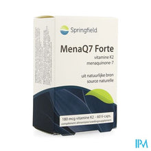 Afbeelding in Gallery-weergave laden, Menaq7 Vit K2 Forte Springfield Pot Caps 60