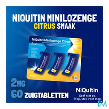 Afbeelding in Gallery-weergave laden, Niquitin Minilozenge Citrus 2mg Zuigtabl 60