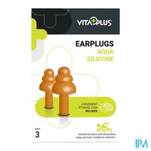 Load image into Gallery viewer, Pharmex Oordopjes Sil Zwemmen Vitaplus 3x2