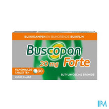 Afbeelding in Gallery-weergave laden, Buscopan Forte 20mg Filmomh Tabl 30