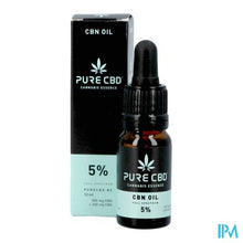 Afbeelding in Gallery-weergave laden, Pure Cbd 250mg Cbn 500mg Oil Full Spectrum 5% 10ml