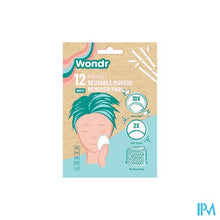 Load image into Gallery viewer, Wondr Herbruikbare Watjes Wit 12