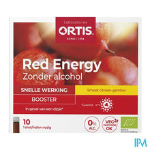 Afbeelding in Gallery-weergave laden, Ortis Red Energy Citroen Gember Bio Z/alc 10x15ml