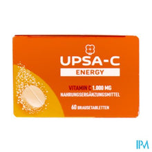 Load image into Gallery viewer, Upsa C Energy 1000mg Bruistabl 60