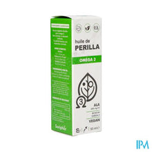Afbeelding in Gallery-weergave laden, Soria Perilla Olie Omega 3 Vegan 50ml
