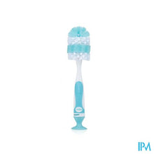 Afbeelding in Gallery-weergave laden, Nuby Flessenborstel met kleinere speenborstel en zuignap