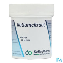 Afbeelding in Gallery-weergave laden, Kaliumcitraat 600mg V-caps 60 Deba