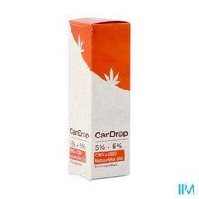 Load image into Gallery viewer, Candrop 5% Cbg + 5% Cbd 10ml Cbx Medical