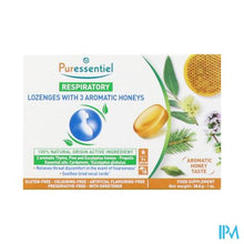Afbeelding in Gallery-weergave laden, Puressentiel Ademhaling Pastillen Honing 18