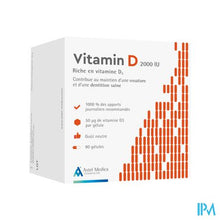 Load image into Gallery viewer, Astel Vitamin D 2000iu Caps 90