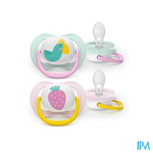 Afbeelding in Gallery-weergave laden, Philips Avent Fopspeen +0m Air Collection Girl 2