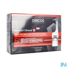 Load image into Gallery viewer, Vichy Dercos Aminexil Clinical 5 Men Amp 21x6ml