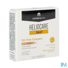 Afbeelding in Gallery-weergave laden, Heliocare 360 Oil Free Compact Spf50+ Beige 10g