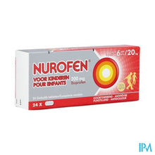 Afbeelding in Gallery-weergave laden, Nurofen Kind 200mg Filmomh Tabl 24 Verv.2475739