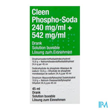 Afbeelding in Gallery-weergave laden, Cleen Phospho-soda 11g/24g Drinkbare Opl Fl 45ml