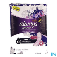 Afbeelding in Gallery-weergave laden, Always Discreet Incontinence Pads Maxi Night Spx12