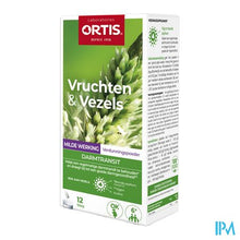 Load image into Gallery viewer, Ortis Vruchten & Vezels Milde Werking Sticks12x10g