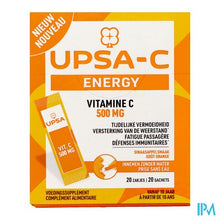 Load image into Gallery viewer, Upsa C Energy 500mg Zakje 20