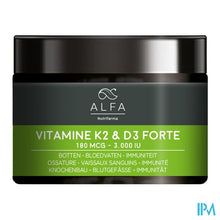 Load image into Gallery viewer, ALFA Vitamine K2 & D3 Forte Softcaps 90