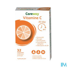 Afbeelding in Gallery-weergave laden, Careway Vitamine C 500mg All Day Comp 32