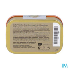 Charger l'image dans la galerie, Grether's Suikervrij Pastilles Gember-citroen 110g