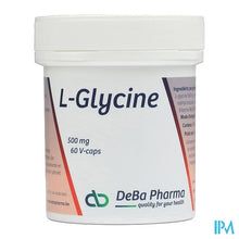 Load image into Gallery viewer, l-glycine V-caps 60x500mg Deba