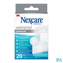 Load image into Gallery viewer, Nexcare 3m Waterproof Assorted Strips 20 N0620as