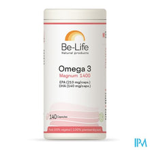 Afbeelding in Gallery-weergave laden, Omega 3 Magnum 1400 Be Life Caps 140 Pf01213
