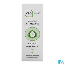 Afbeelding in Gallery-weergave laden, Cbd Olie Breed Spectrum 20% 10ml Cbd-phar