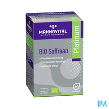 Afbeelding in Gallery-weergave laden, Mannavital Bio Saffraan Platinum V-caps 60